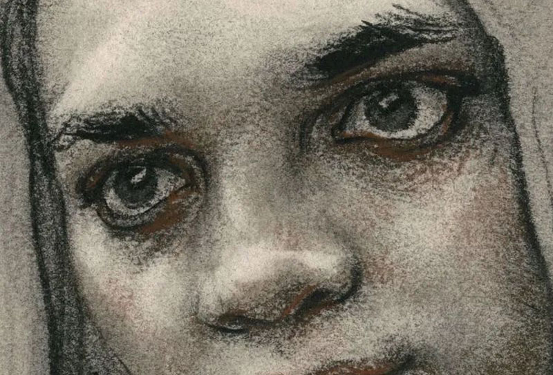 天津美術(shù)學(xué)院油畫系教授于小冬老師印度速寫人物